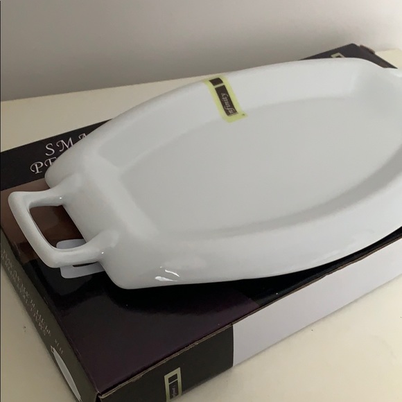 Small Ceramic Tray with Handles - Picture 4 of 6